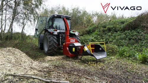 Ágdaráló traktorhoz - kardánhajtás – REMET RT-720R (PRO) - adagoló görgőkkel