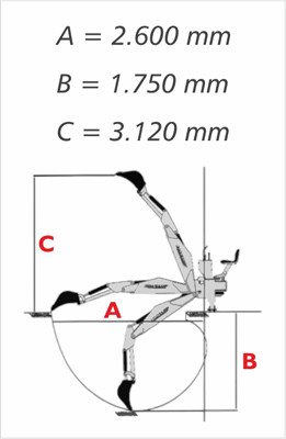 Függesztett árokásó traktorra - JANSEN BHSM-175