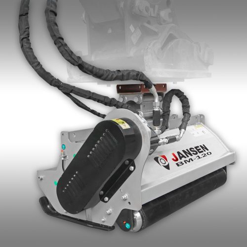 Szárzúzó - mulcsozó kotrógépekre - JANSEN BM-120