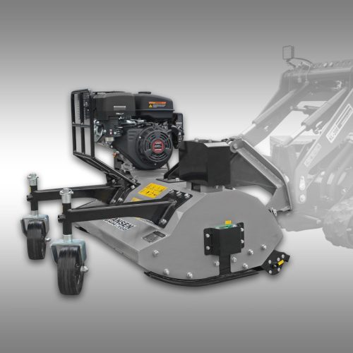 Benzinmotoros szárzúzó - mulcsozó a KL-200 kompakt rakodóra - JANSEN BMM-100