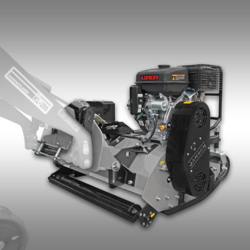 Benzinmotoros szárzúzó - mulcsozó a KL-200 kompakt rakodóra - JANSEN BMM-100