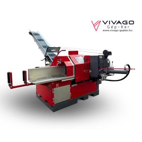   Billenővályús körfűrész szállítószalaggal és hasítóval - COMBY EVOLUTION