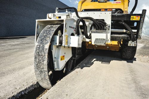 VIBRÁCIÓS DÖNGÖLŐ KERÉK OLDALTOLÁSSAL - SIMEX CT 2.8 FO