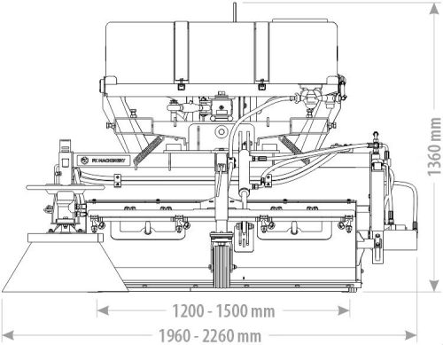 Seprőgép - FK MACHINERY - MINI TANK BRUSH HYDRO