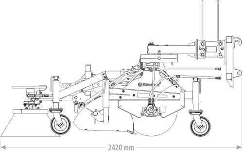 Seprőgép - FK MACHINERY - MINI TANK BRUSH
