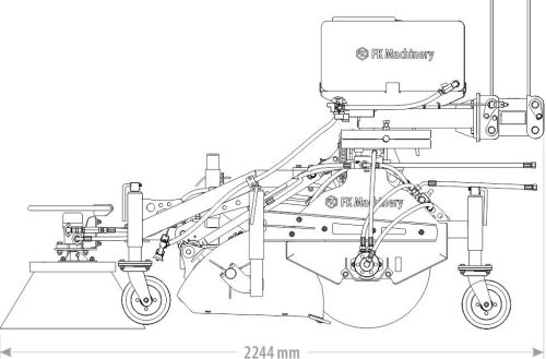 Seprőgép - FK MACHINERY - TANK BRUSH HYDRO