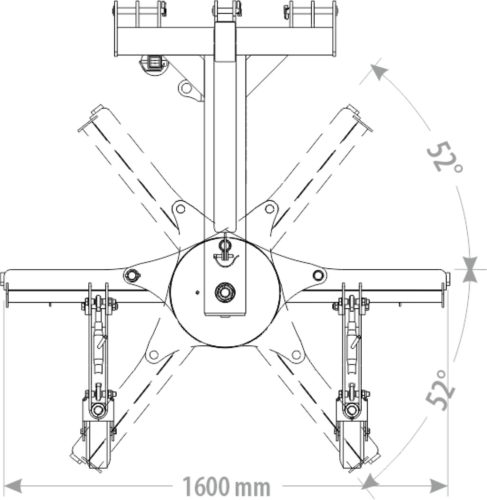 Gréder - Földgyalu traktorra - könnyűsúlyú - FK Machinery DOZER 160