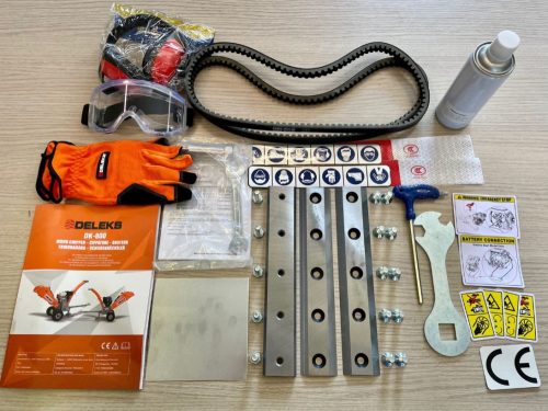 Ágdaráló gép benzinmotoros - DELEKS DK-800LF - motor LIFAN 15LE
