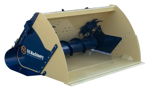 Takarmány kiosztó kanál csigával - FK Machinery - STANDARD
