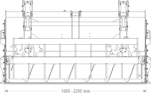 Takarmány kiosztó Pelikán kanál csigával - FK Machinery - STANDARD PLUS