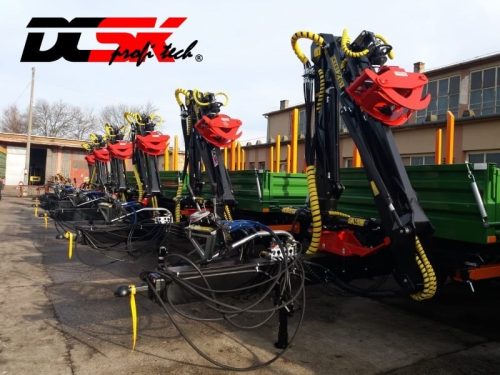 Erdészeti rönkfogó "Z" daru traktorra – K.T.S - 6.1M