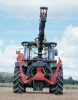 Erdészeti rönkfogó daru traktorra – K.T.S - 6.4M