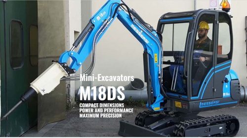 MINIKOTRÓ ÁROKÁSÓ MESSERSI - M18DS