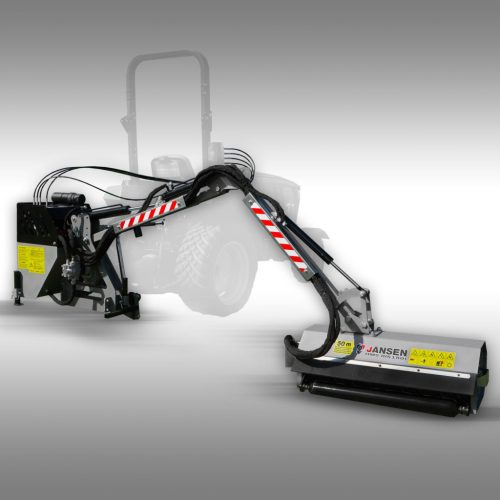 Hidraulikus karos Szárzúzó 100 + Sövényvágó 180 - JANSEN HMS-100/180