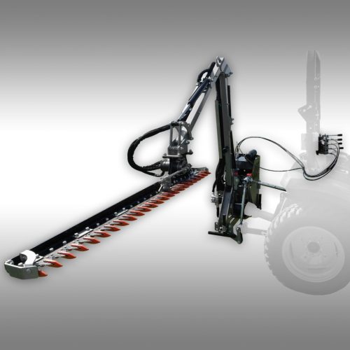 Hidraulikus karos Szárzúzó 100 + Sövényvágó 180 - JANSEN HMS-100/180