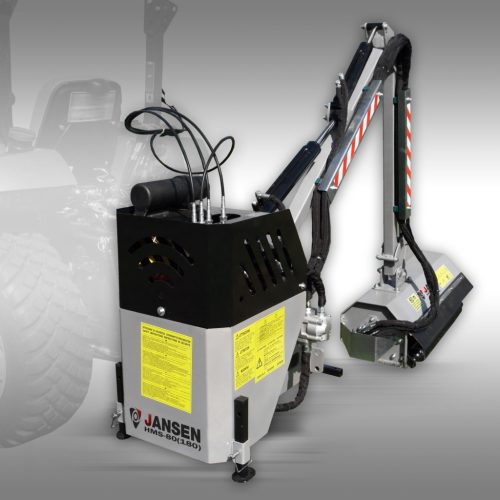 Hidraulikus karos Szárzúzó 100 + Sövényvágó 180 - JANSEN HMS-100/180