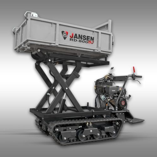 Magasemelésű hernyótalpas mini dömper - JANSEN RD-800pro