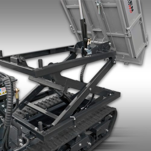 Magasemelésű hernyótalpas mini dömper - JANSEN RD-800pro