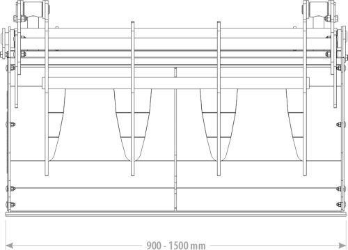Pelikán trágyakanál - FK Machinery - MINI