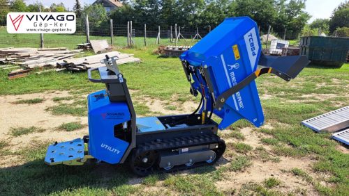 Önrakodó hernyótalpas mini dömper motoros talicska - MESSERSI TC85d UTILITY LINE