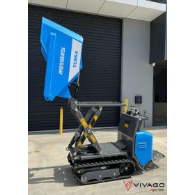   Magas emelésű hernyótalpas mini dömper motoros talicska - MESSERSI TC85d UTILITY LINE