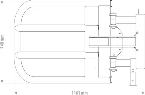 Bálafogó csipesz - FK Machinery - STANDARD