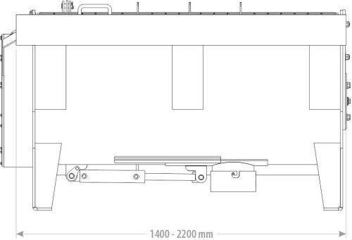 Hidraulikus Betonkeverő Kanál - FK Machinery 220