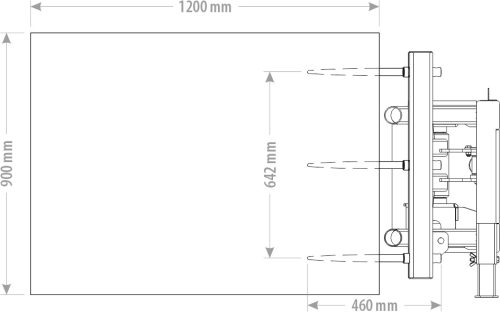 Függőleges tüskés bálafogó csipesz - FK Machinery - STANDARD