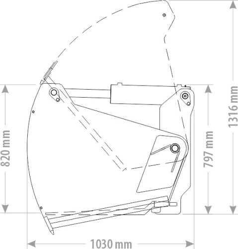 Szilázs, siló vágó villa - FK Machinery – STANDARD PLUS