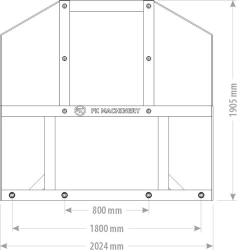 Bálavilla teleszkópos rakodóra - FK Machinery